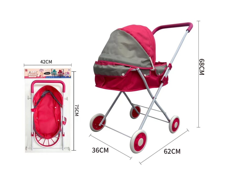 Thick Cloth Baby Stroller Toy(Small Wheel)