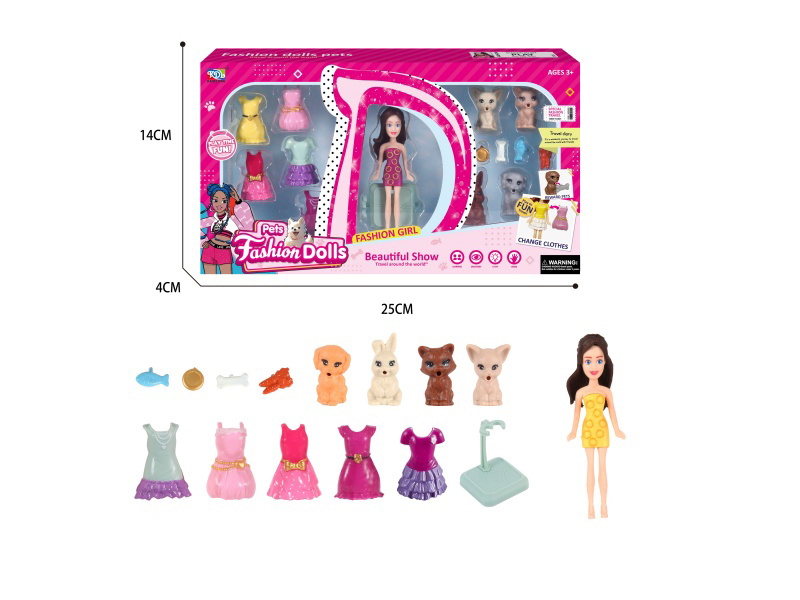 Barbie In Costume + Pet