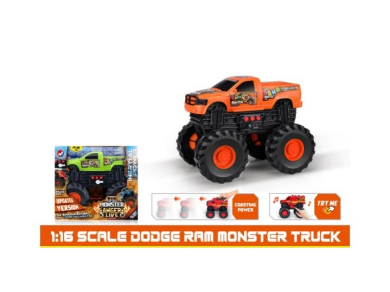1:16 Fire Wheel Pickup Truck Inertia Vehicle [with Lights and Music]