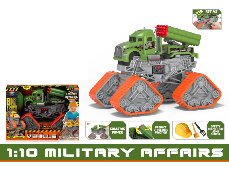 Six 1:10 Spring-Loaded Engineering Missiles