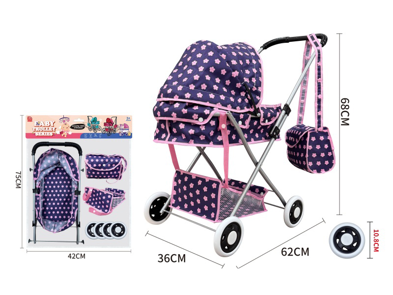 Thick Cloth Iron Baby Stroller Toy