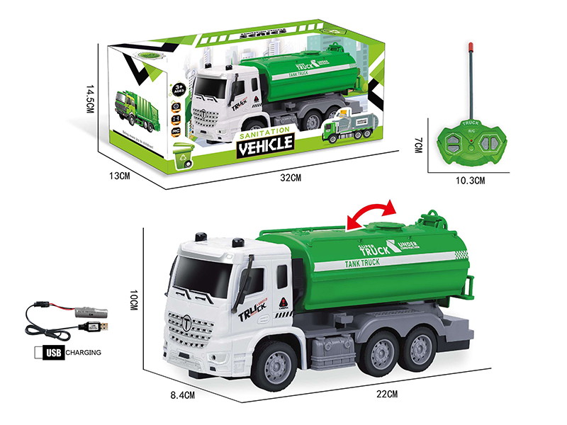 1:30 4CH Remote Control Sprinkling Truck