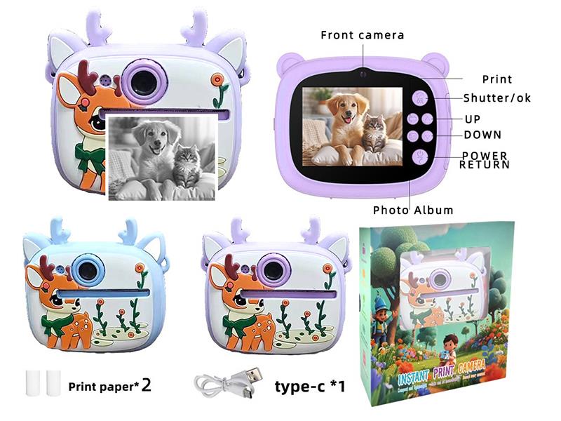 Deer Kids Instant Camera
