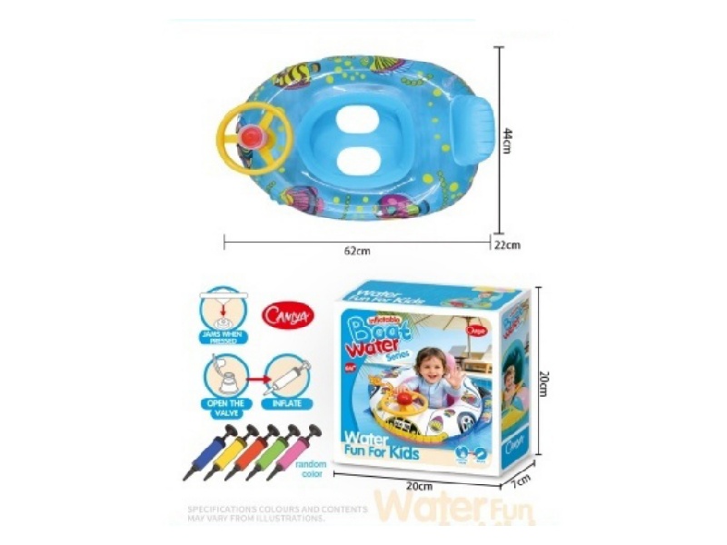 Children'S Swimming Rings + Air Pump [Car Horn Boat]