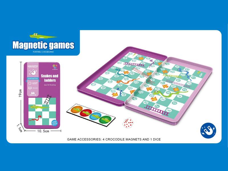 Snake Ladder Chess (Magnetic Iron Box)
