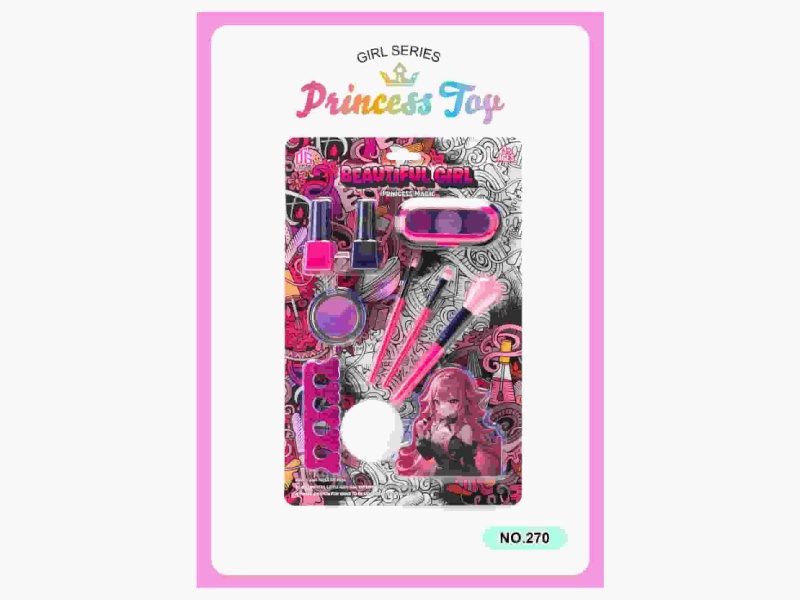 Children's Makeup And Nail DIY Set(Daub Without Color)