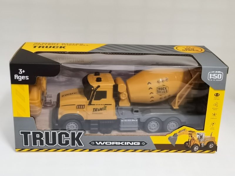 Two-Way Remote-Controlled Concrete Mixer Engineering Vehicle