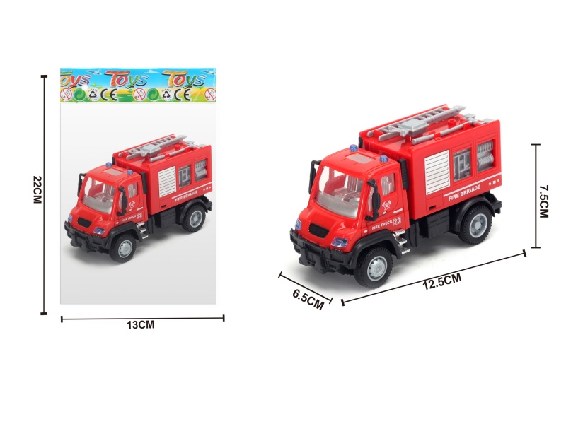 1:64 Huili German Water Cannon Fire Engine