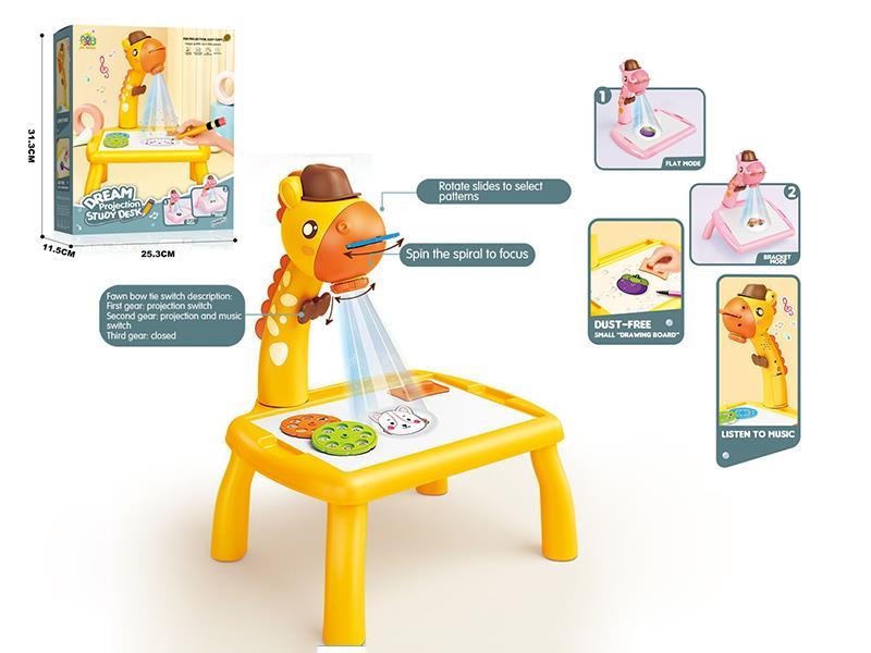 Deer Projection  Learning Table