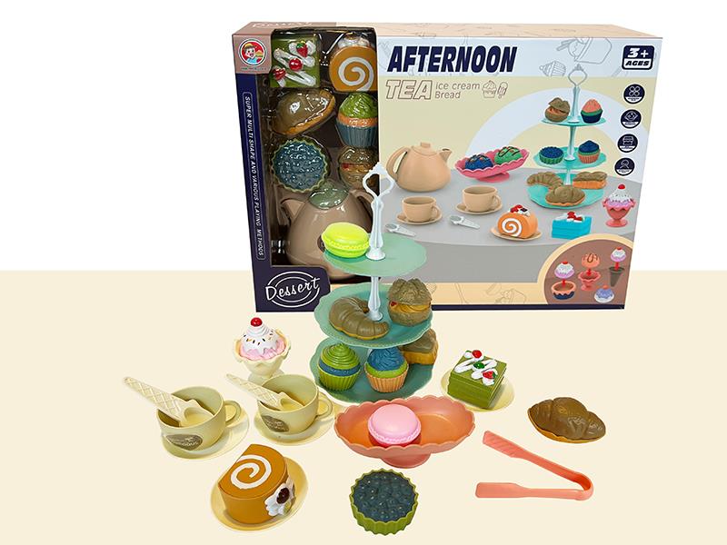 Pretend Play Toys Afternoon Tea Dessert Set