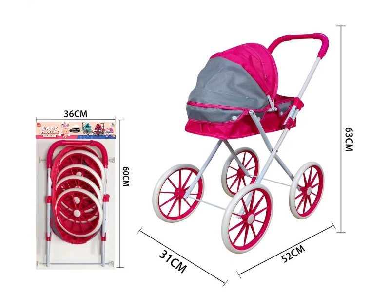 Thick Cloth Baby Stroller Toy(Large Wheel)
