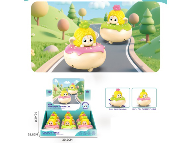 Pineapple Doughnut Rally Car