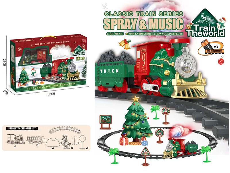 Christmas Spray Rail Train