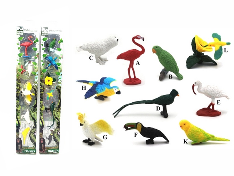 5pcs Mini Birds Set