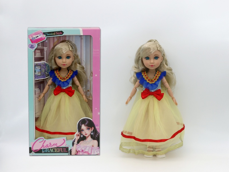 12-Inch 15-Joint Brown Doll
