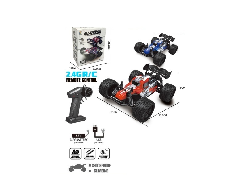 2.4G Remote-Controlled Off-Road Vehicle With Lights