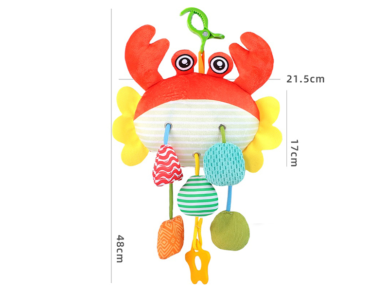 Baby Crib & Stroller Crab Hanging Rattle