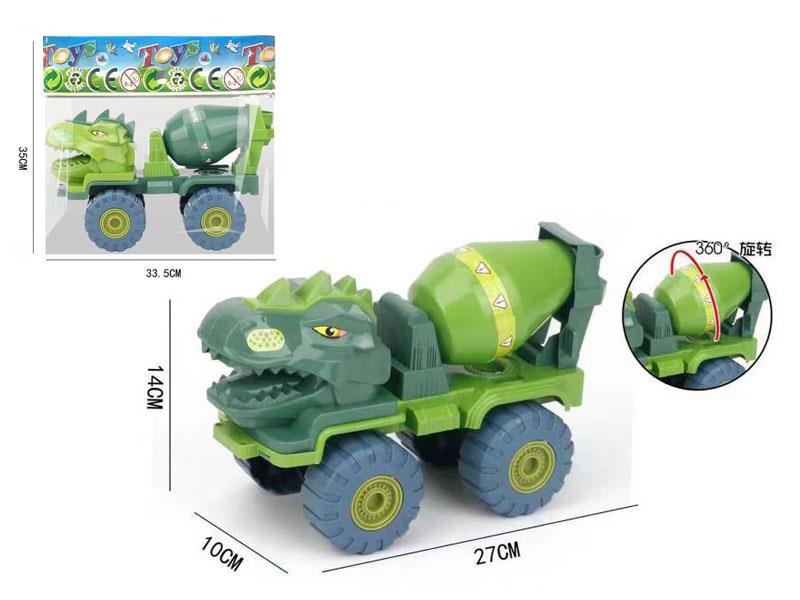 Slide Engineering Vehicle Dinosaur Oil Tanker
