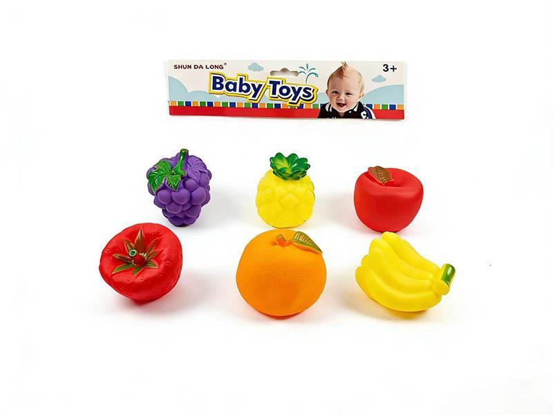 Vinyl Fruits Toys 6pcs