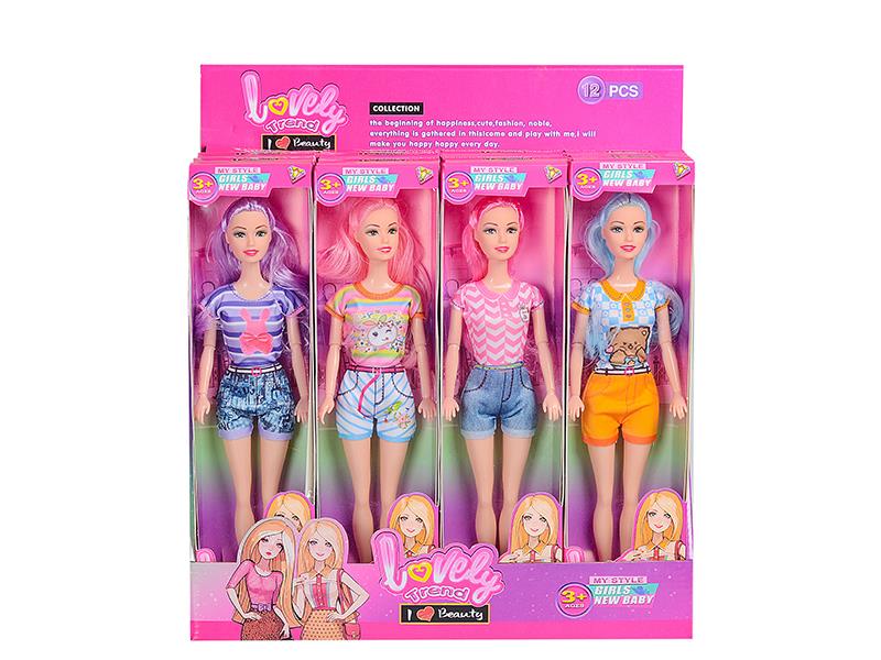 11.5" 9-Joint Solid Doll