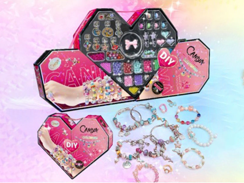 Diy Double Open Peach Heart Jewelry Box