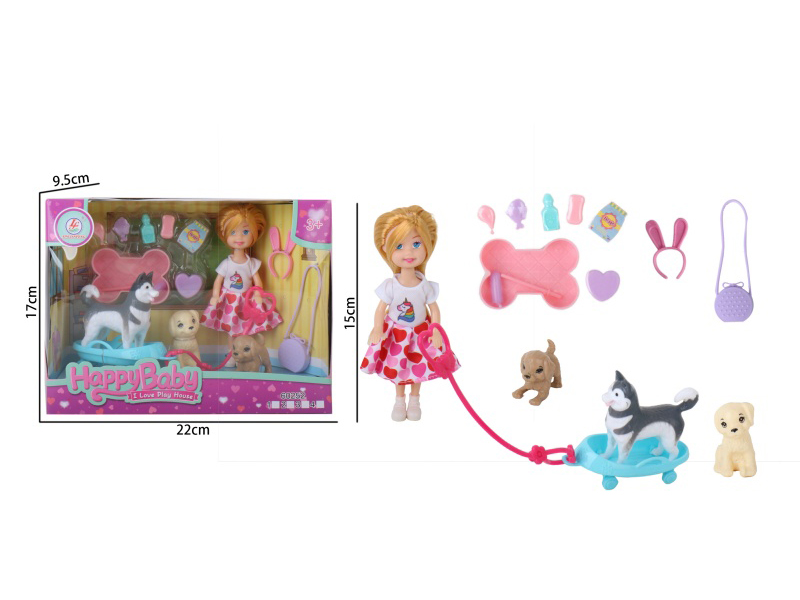 6-Inch Realistic Little Girl Pet Girl