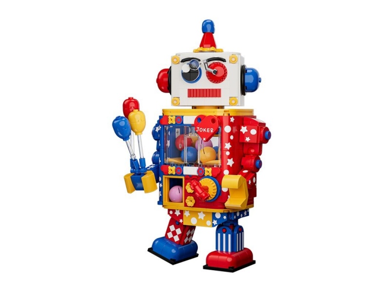 Building Blocks: Clown Gacha Machine (Fun Edition)
