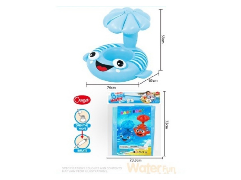 Children'S Swimming Ring [Mushroom Boat]