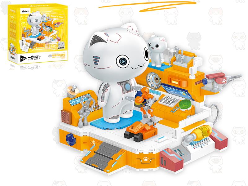 Each Meow Series Building Blocks - Niangao's Robot 497pcs