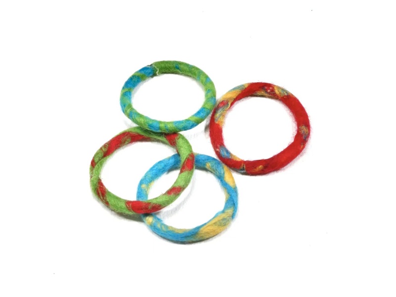 Cat Wool Felt Ring