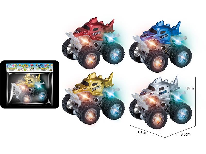Dual Friction Stunt Shark Off-Road Vehicle With Lights 1pcs