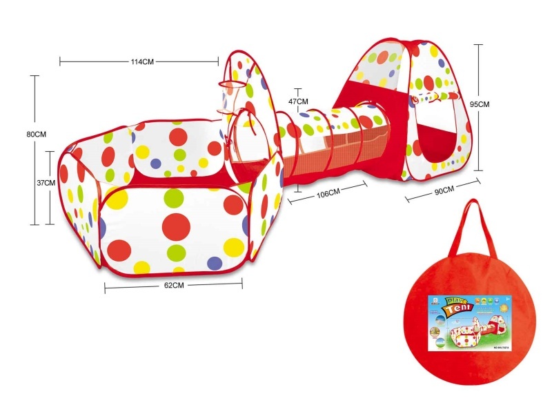 3-In-1 Kids Play Tent