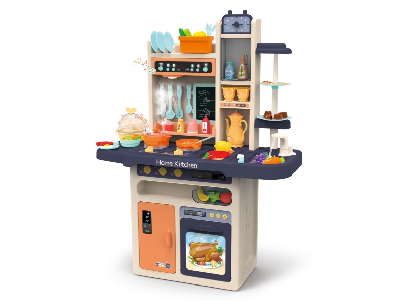 93.5cm Spray Kitchen(With Spray, Egg Steamer, Light And Music, Water Outlet)65PCS