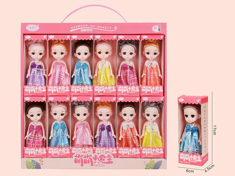 6" Solid Dolls 12pcs