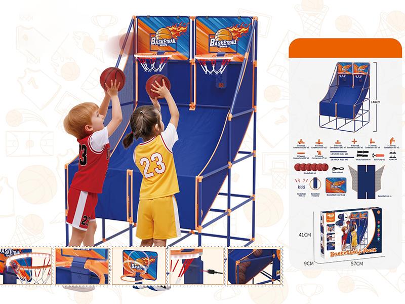 Double-Player Basketball Stand(With Sound And Light)