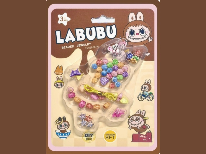 Fabric DIY Beads Set