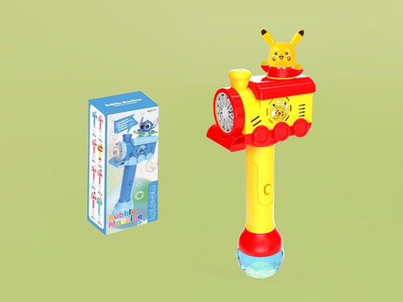 Pikachu Automatic Rotating Electric Bubble Stick