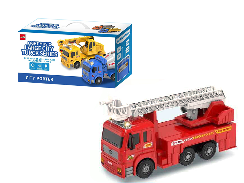 1:6 Friction Extra-Large Size Fire Engine