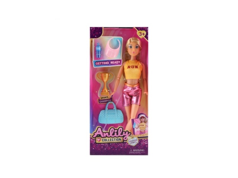 11.5-Inch Solid Doll (Brown Skin Color)