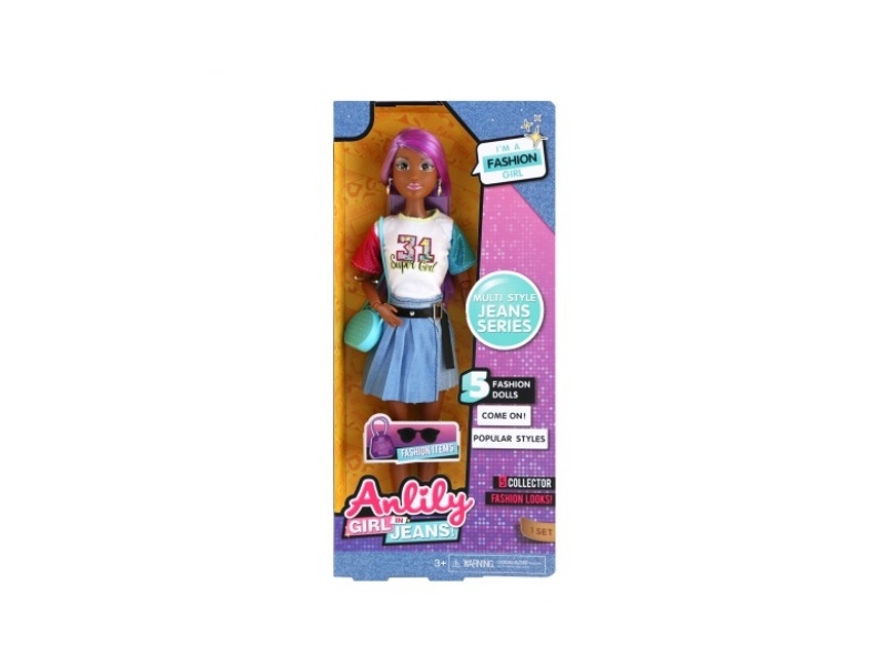 11.5-Inch Solid Doll (Dark Skin)