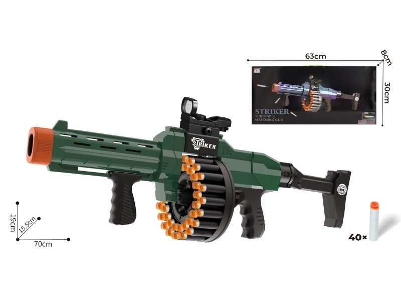 Batsman 40-Round Roulette Gun (Green)