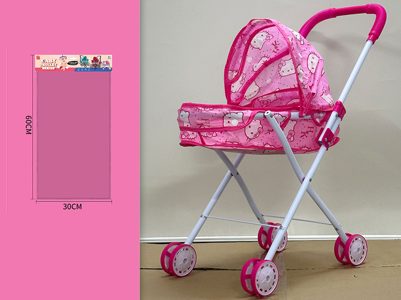 Hello Kitty Iron Stroller Toy
