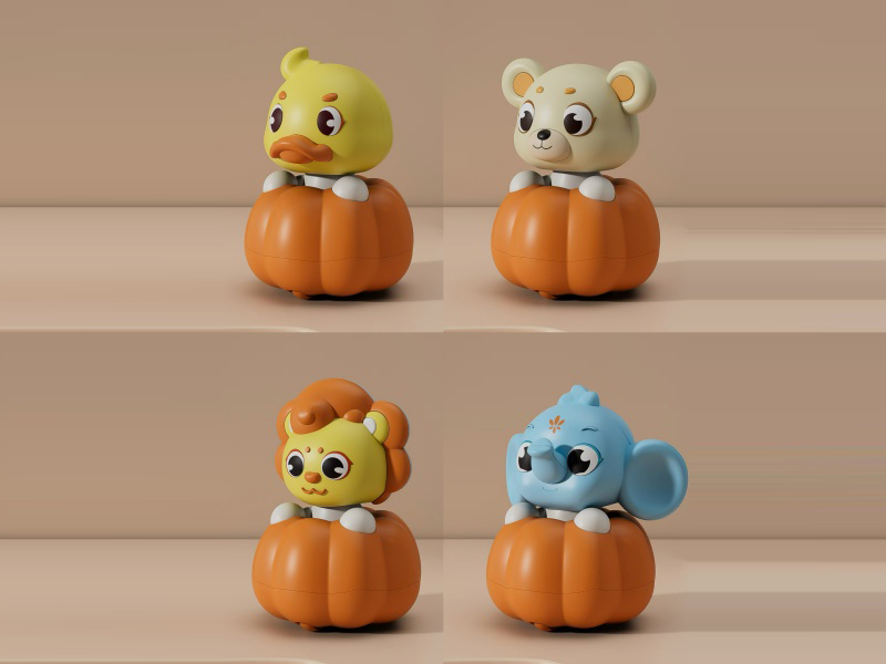 Animal Pumpkin Rebound Bike (Four Sets)