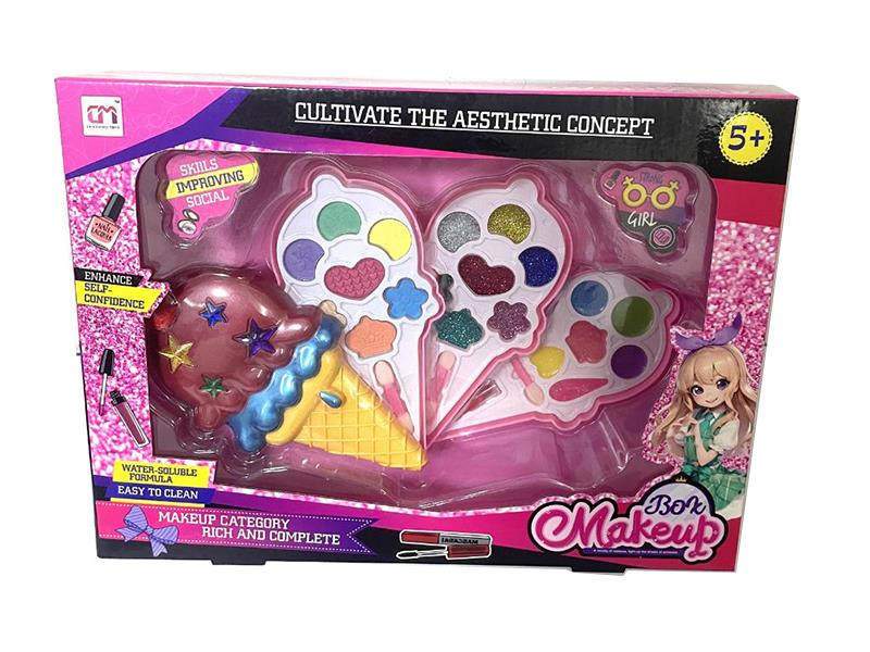 Ice Cream Shaped Three Layers Children's Make Up Set