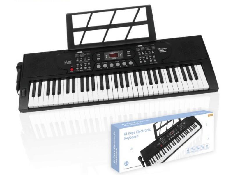 61-Key Electronic Keyboard Microphone/USB Cable/Driver