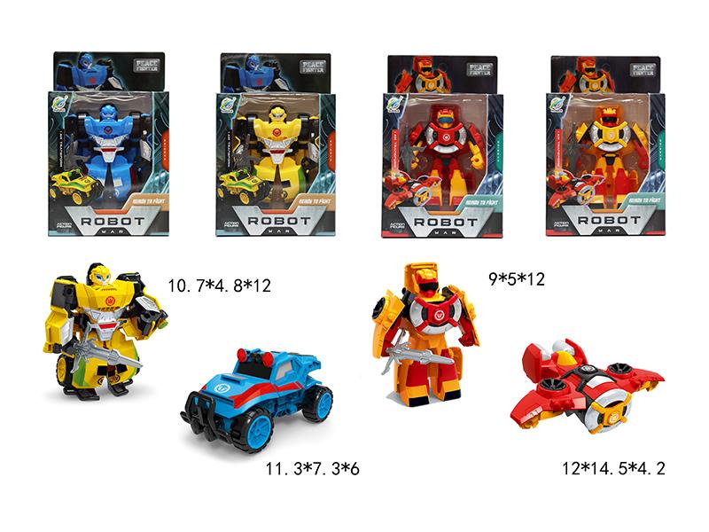One Key Transformation Robot Toy