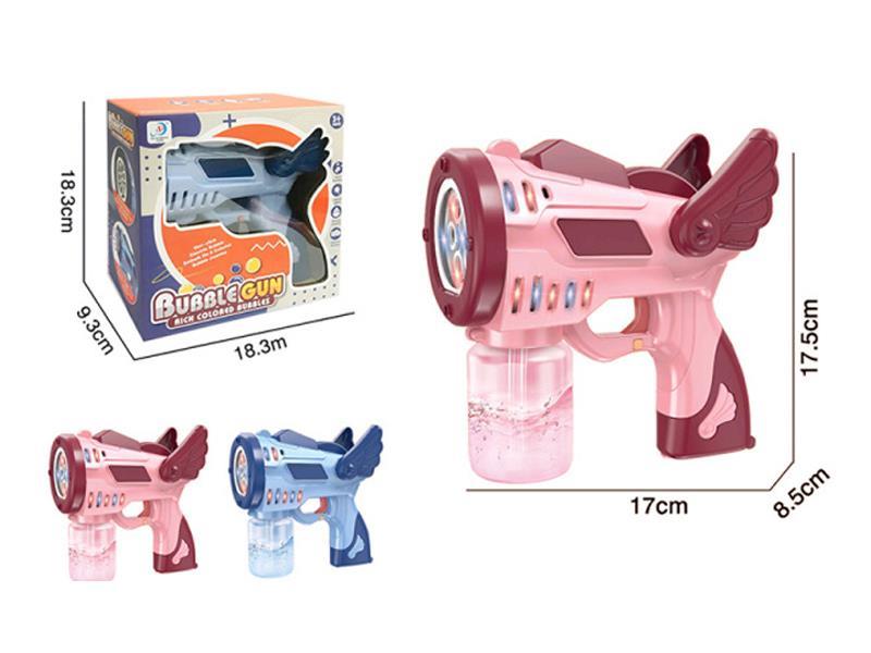 Angel Pistol  Bubble Machine With Light And Music