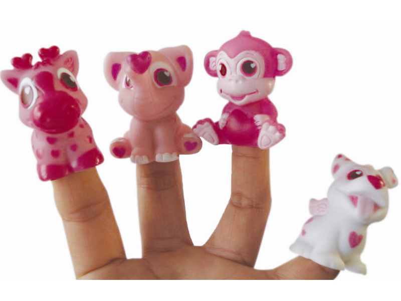 Valentine's Day Vinyl Finger Puppets