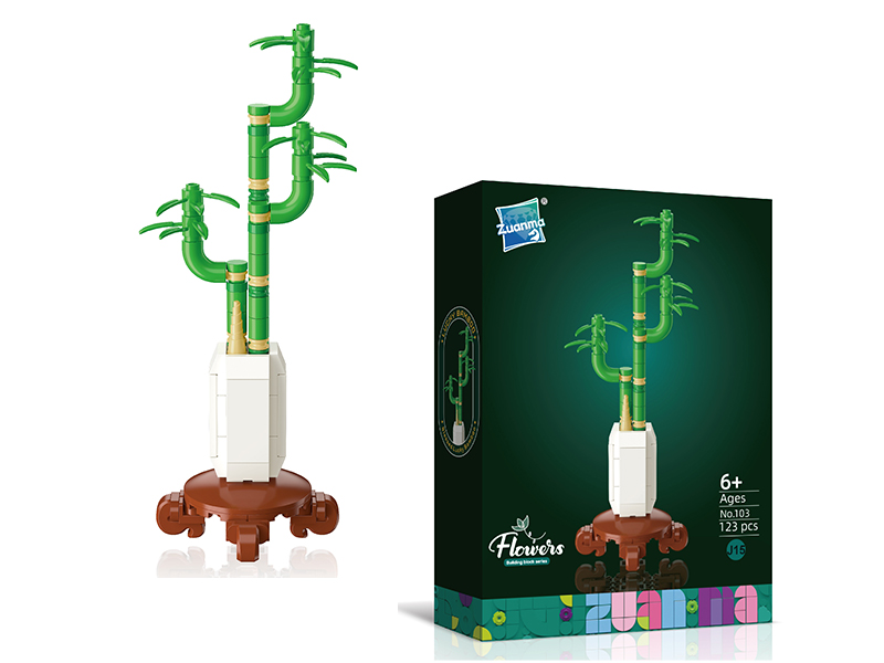 Luck Bamboo Building Blocks 123pcs