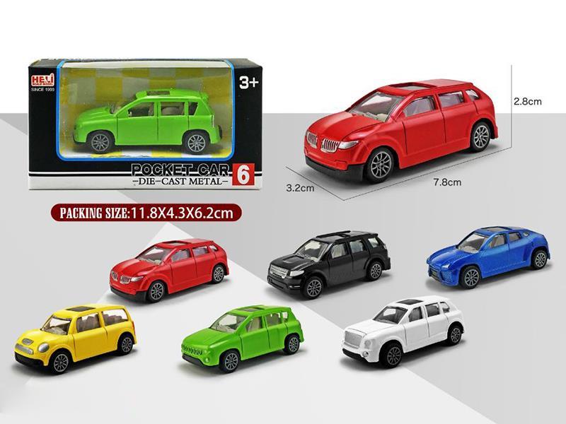 1:60 Alloy Pull Back Business Car